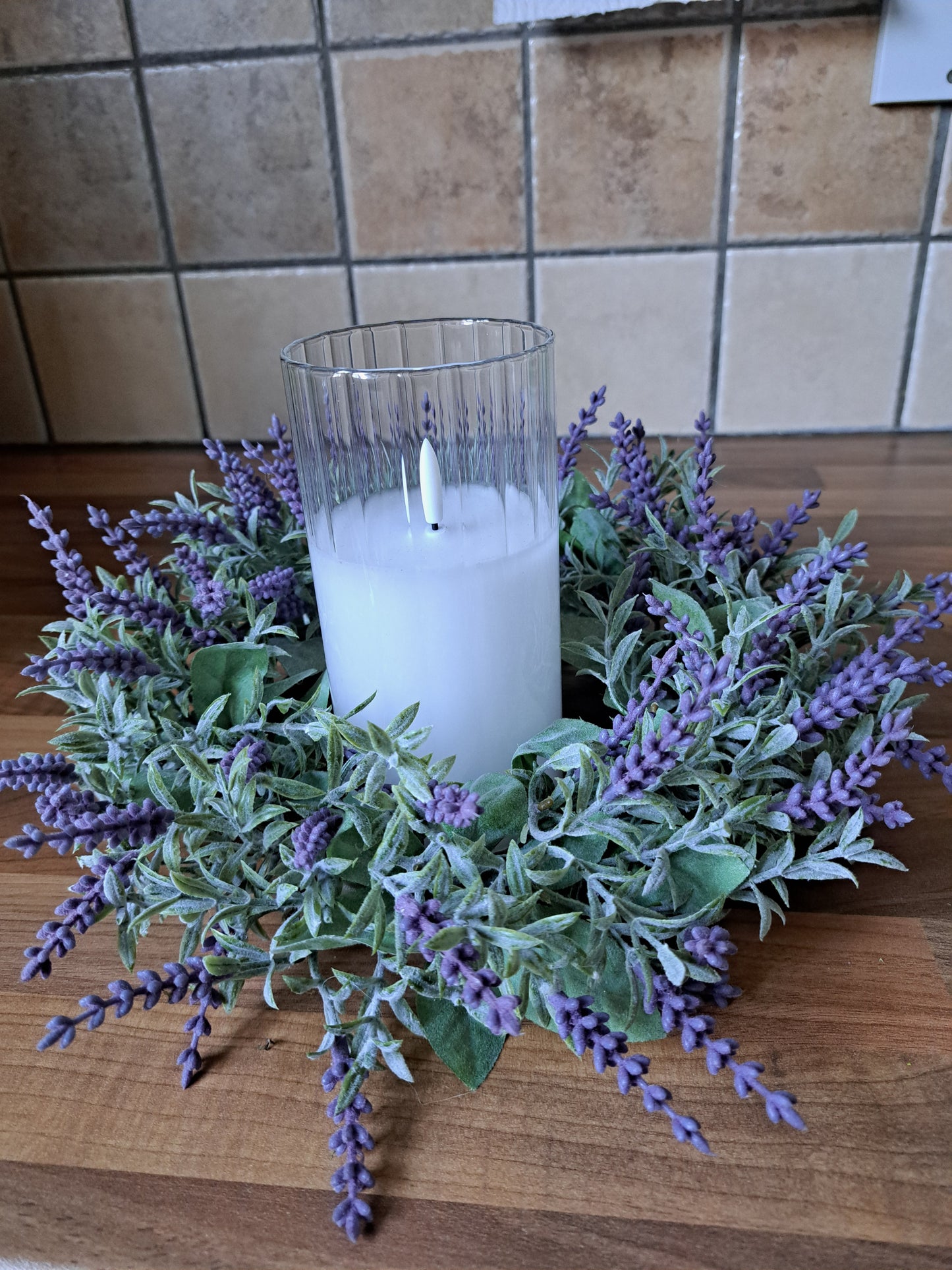 Lavender Round Wreath