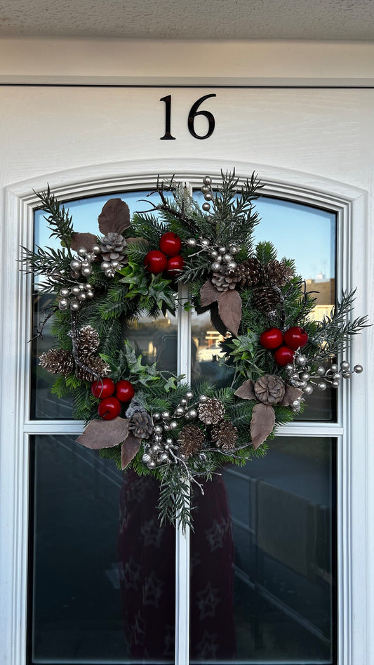 Artificial Wreath for Door or Wall Decoration