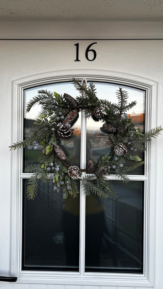 Winter Wreath for Door or Wall Decoration